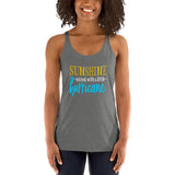 Sunshine Mixed With Hurricane Racerback Tank