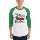 The Magic Of Christmas Baseball Tee