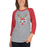 Reindeer Girl Baseball Tee