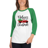 The Magic Of Christmas Baseball Tee