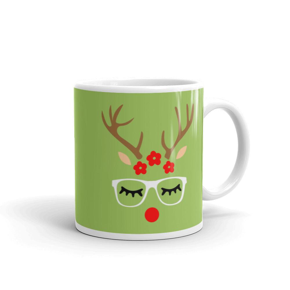 Girl Reindeer Mug