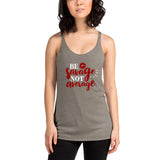 Be Savage Not Average Racerback Tank