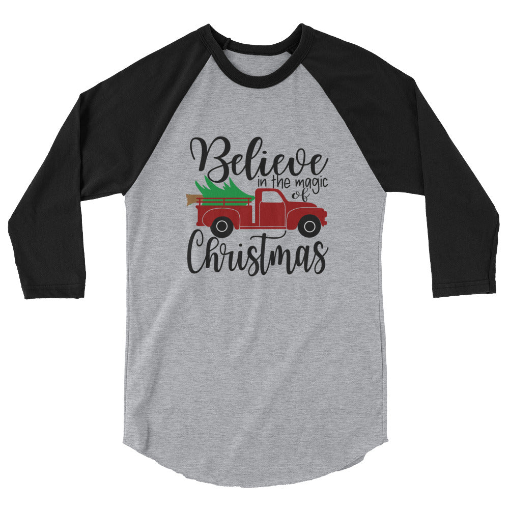 The Magic Of Christmas Baseball Tee