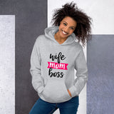 Wife Mom Boss Hoodie