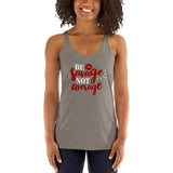 Be Savage Not Average Racerback Tank