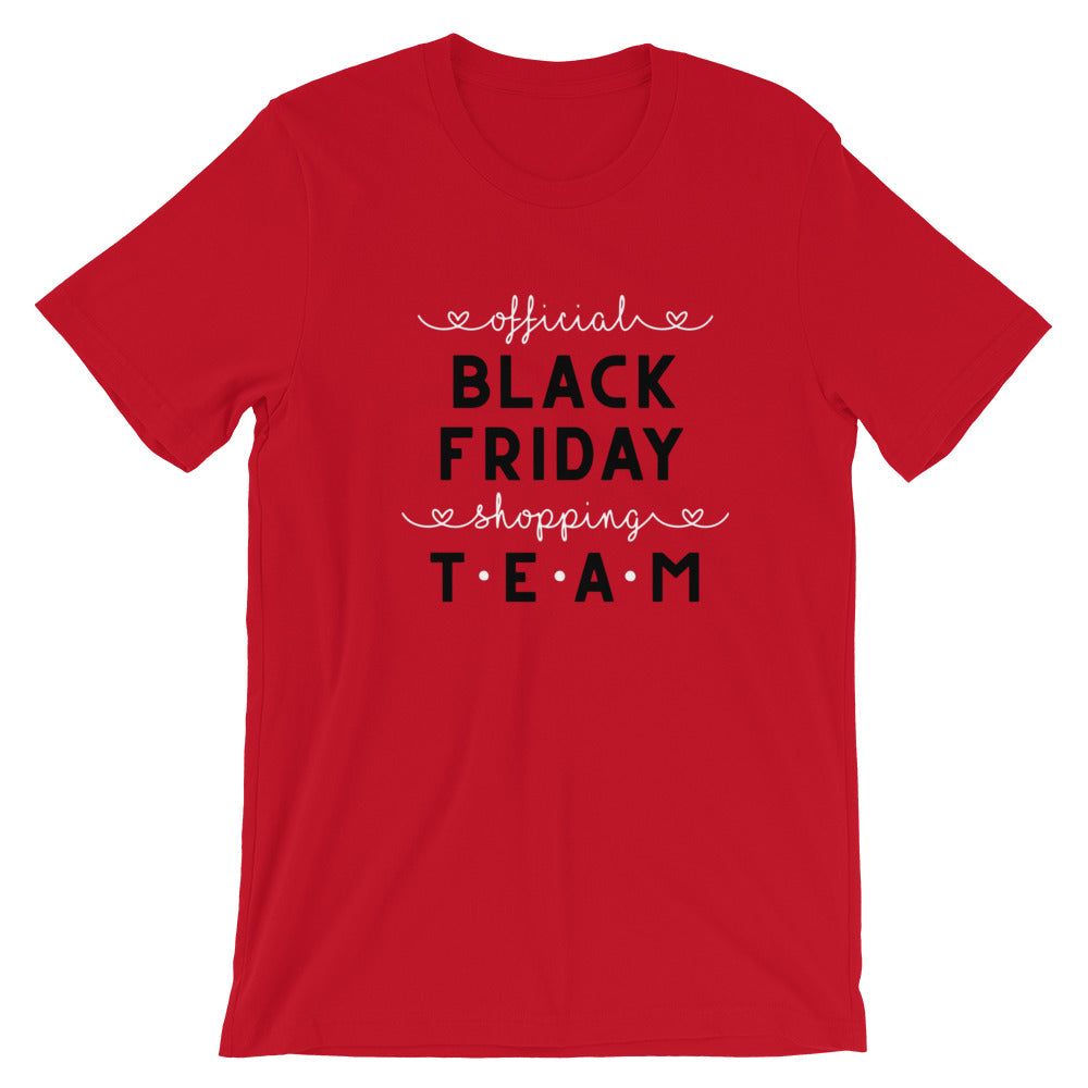 Black Friday Shopping Team Unisex T-Shirt