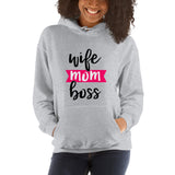 Wife Mom Boss Hoodie