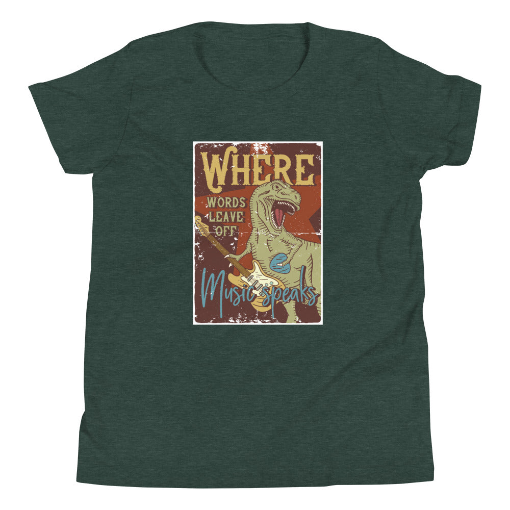 Where Words Leave Off T-Shirt